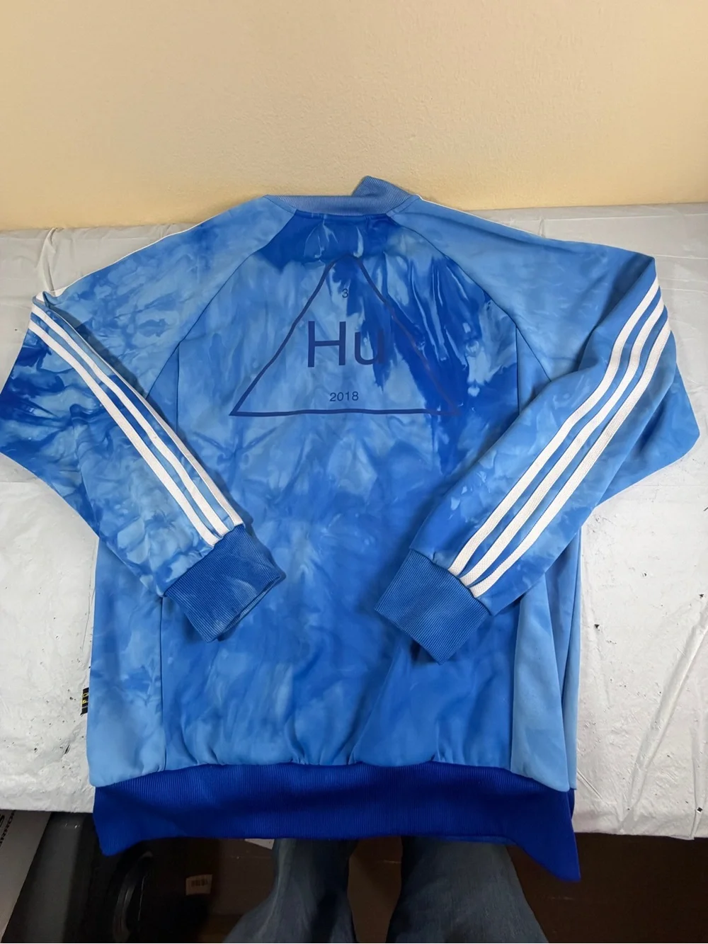 Adidas Pharrell Williams‎ Humanrace Hu Holi Blue Track Jacket Size Large